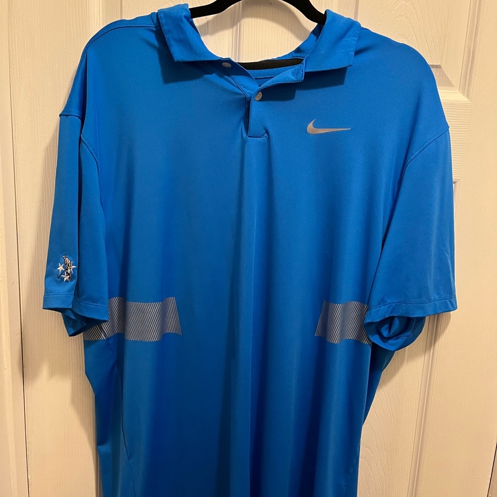 Nike Dri-Fit golf shirt (Golf logo on sleeve)